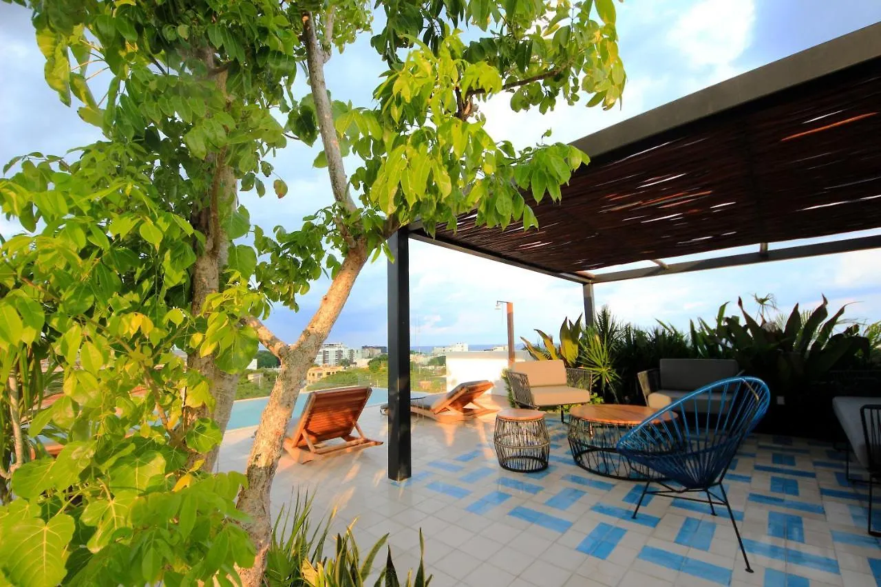Spacious Studio, Amazing Rooftop With Sea View Playa del Carmen
