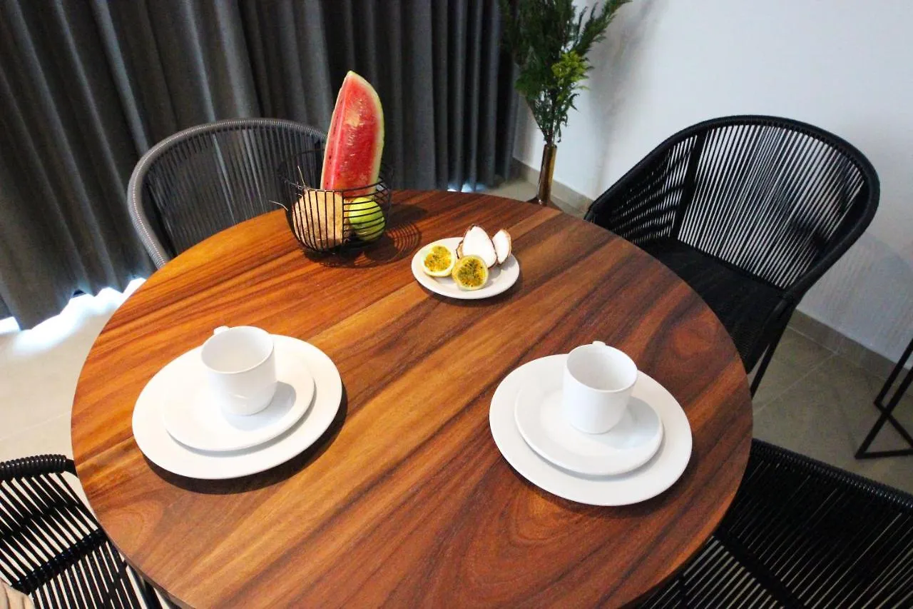 Spacious Studio, Amazing Rooftop With Sea View Playa del Carmen Apartment